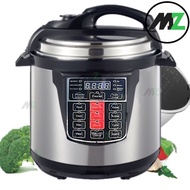 Ready Stock 6L Electric Digital Pressure Cooker Non-stick Stainless Steel Inner Pot Rice Cooker