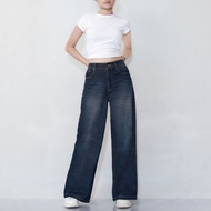 CAMBLY - Highwaist Baggy Jeans Retro - Women's Long Pants