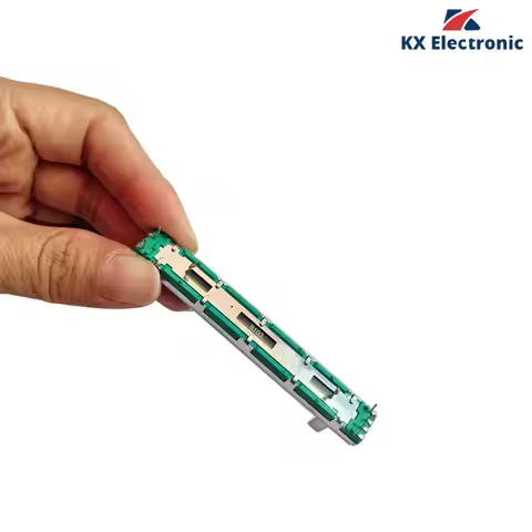 5pcs B10K A10K A20K A50K D10K duplex potentiometer mixer fader 75MM A10KX2 A20K*2 A50K*2 dual channe