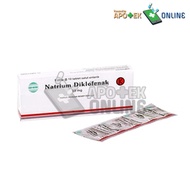 NATRIUM DIKLOFENAK 25 MG 1 STRIP 10 TABLET DICLOFENAC SODIUM