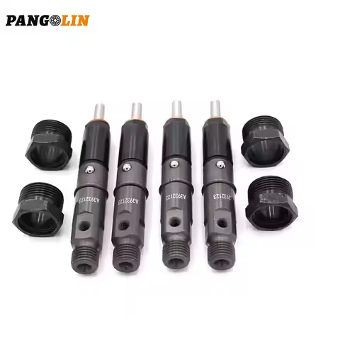 4pcs NEW Fuel Injectors NozzleS 3932123 Replacement for Cummins 4BT 3.9L Diesel Engine Truck with 3 