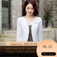 Short Coat for Women Spring2023New Lace Small Cape Women's Short Blazer for Cheongsam Jacket B2WE