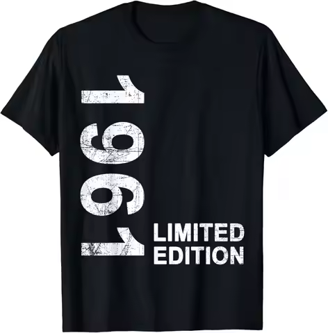 Vintage 1961 Tees Men Women 63 Years Old 63th Birthday Gifts T-Shirt Women Men Clothing Tops Graphic