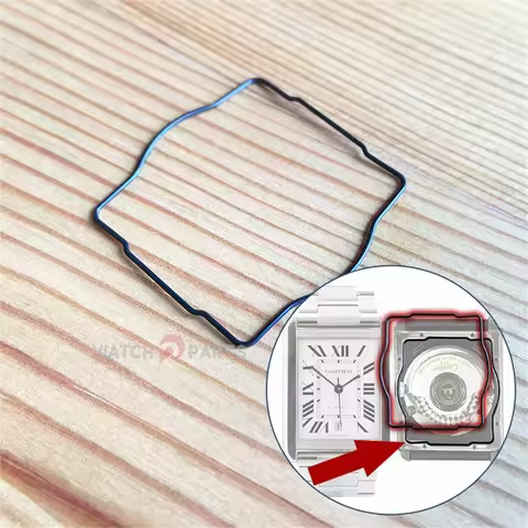 Rubber Watch Waterproof Ring Gasket Ring for Cartier Tank Solo XL 3515 Wacth Case Back