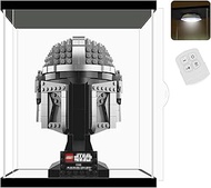 Nonemey Acrylic Display Case for Collection and Living Room with Remote Control LED – Dustproof Disp