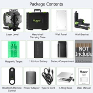 Huepar S04CG สีเขียวสายเลเซอร์แบตเตอรี่16เส้น4Dระดับเลเซอร์สีเขียวSelf-Levelingเสถียรภาพ360องศาแนวนอ