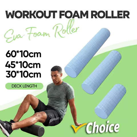 EVA Yoga Foam Roller Workout Foam Roller Pilates Body Exercises Roller for Back Legs Body Stretching