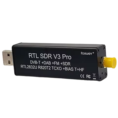 RTL-SDR V3 Pro rtl sdr dongle USB with SDR radio dongle receiver software, SDR#,HDsdr,Gqrx,SDRTouch
