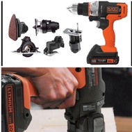 Bor Hammer Drill Multifungsi ( EVO-185K6 ) Multi EVO Black Decker