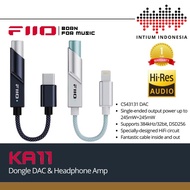 FiiO KA11 / KA-11 / KA 11 Portable DAC & Headphone Amp in adapter