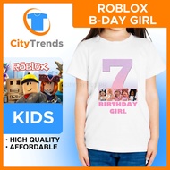 Birthday theme Roblox for girls /  Roblox Birthday shirt for Kids / Bday Roblox shirt