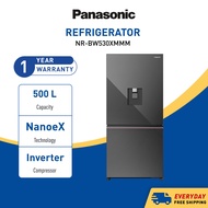 PANASONIC PRIME+ Edition Refrigerator 2 Door Inverter NanoeX Fridge (500L) NR-BW530X Peti Sejuk 冰箱 (NR-BW530XMMM)