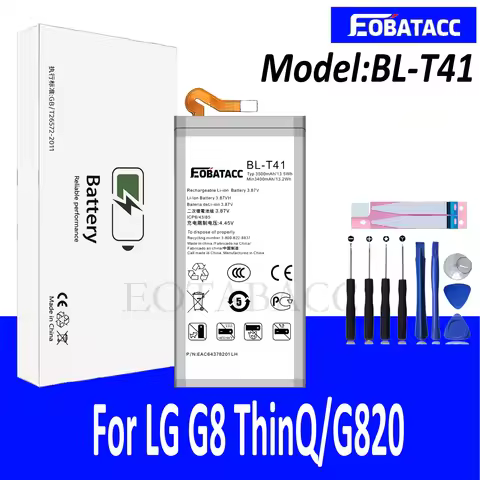 EOTABACC BL-T41 Battery For Lg G8 ThinQ LMG820QM7 LMG820UM1 LM-G820UMB LMG820UM0 LM-G820N Mobile Pho