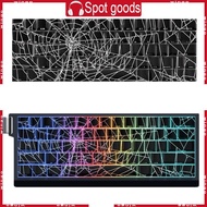 WIN 64 74Key Keycaps Customs Spiders  Keycap Set Side Print Backlit Key Keycaps for 60 61 63 64 65 M