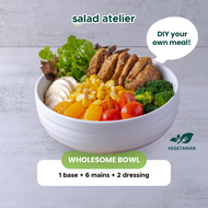[Mall] Salad Atelier - DIY Wholesome Bowl (Vegetarian) (F&B eCoupon) (Valid for 1 month)