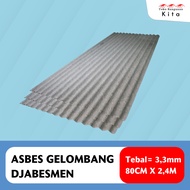 Djabesmen - Asbes Gelombang Kecil 240 Cm