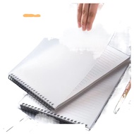 ○▣Steno Muji Styled Spiral Notebook Vertical Type A6/A5/B5/A4 Transparent CoverCOD