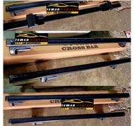 CROSSBAR CROSBAR CROSS BAR CROS BAR KAKI RACK CORS SPORT RACK JEPIT KE ROOF RAIL MOBIL UNIVERSAL GRA
