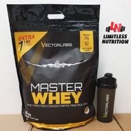 Vectorlabs Master Whey Protein 10lbs BPOM Gym Fitness Supplement Halal
