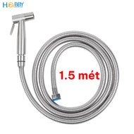 Bộ vòi xịt vệ sinh rửa toilet inox 304 tăng áp Hobby home decor VSR1