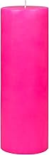 Zest Candle Pillar Candle, 3 by 9-Inch, Hot Pink