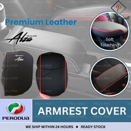 NEW Perodua Alza 2022 2023 Armrest Cover Leather Car Arm Rest Cover Soft Protective Alza 2023 Access