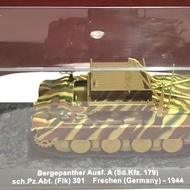 Ixo 1/72 German Leopard Style Recycled Tank 1944 Alloy Finished Product Tank Model Out of Print Mode