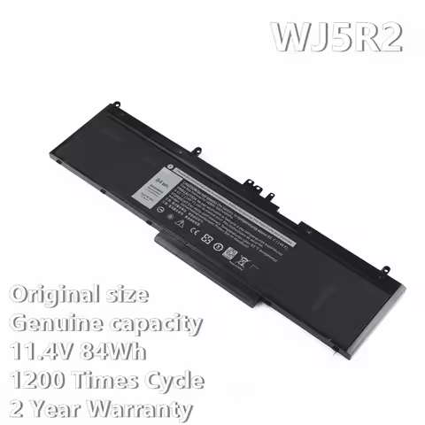 84WH WJ5R2 Laptop Battery For Dell Precision 15 3510 M3510 For Dell Latitude E5470 E5570 04F5YV 0G9G