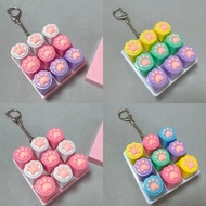 Keyboard Fidget Toys, Keyboard Fidget Keychain Decompression Toys Keyjcap Clicker Fidget Toy Stress 