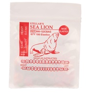 American Orthodontics Elastics Wildlife Sea Lion | Assorted Neon, Heavy, 6.5 Oz, 1/4" Size, 75 Packs
