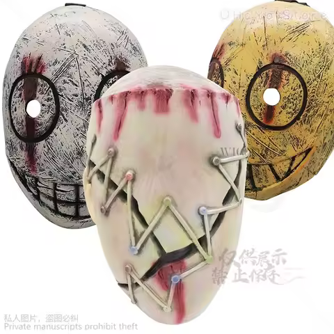 Dead COS Demon By Daylight Mask The Trapper Doctor Horror Butcher Latex Mask Unisex Game Cosplay Mas