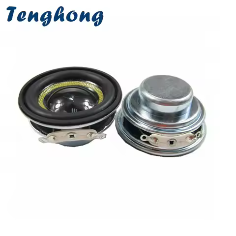 Tenghong 2pcs 40MM Waterproof Bluetooth Speaker 4Ohm 8Ohm 3W Full Range Speaker 1.5 Inch Fiberglass 