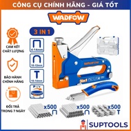 WADFOW WGU4B06 4-14mm 3-in-1 stapler set with removal tools and 1500 staples of 3 types (Tools)