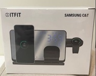 「全新未開封」Samsung 無線充電座+時鐘