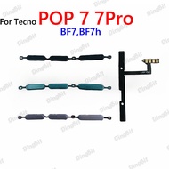 For Tecno POP 7 7pro BF6 BF7 BF7h side Button Volume button Flex Cable Replacement Parts