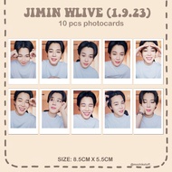 JIMIN_BTS Wlive (1.9.23) Fanmade photocard