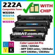 W2220A W2221A W2222A W2223A W2220X Compatible BLACK Toner HP 222A HP 222X 3203dw MFP 3303sdw 3303fdn