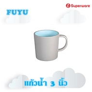 Mama000 Srithai Superware จานชาม แก้วน้ำ เมลามีน ชามทนความร้อน Cutting Edge ลาย FUYU - สีฟ้า