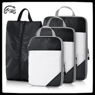 [8C15] 5 Piece Storage Bagspression Paing Cube Travel Storage Bag Luggage Clothing Storage Set [8C]