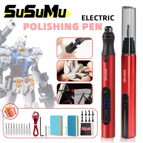DSPIAE ES-A Reciprocating Sander DIY Grinding Pen Plastic Model Sanding Heads Electric USB Charge Sa
