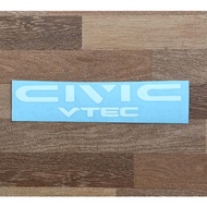 Grand Civic, Civic nouva honda Civic vtec cutting sticker