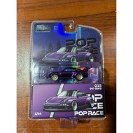 POP Race 1:64 Enigma Exclusive Diecast Model Car - RWB 997 Purple (Blister Packaging) (Chase Limited