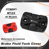 For Yamaha MT-03 MT03 Modified Brake Master Cylinder Fluid Tank Cover Brake Pump Fluid Reservoir Motorcycle Accessories Parts