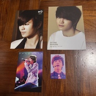 Infinite 成種 Sungjong Second Invasion in Japan postcard + 小卡 + INFINITIZE postcard + Leaping Over Pos