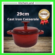 29cm Enamel Cast Iron Casserole/ Dutch Pot / Stew Pot / Cast Iron Pot