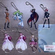 Code Geass 叛逆的魯魯修 亞克力膠掛件 掛牌 匙扣 立牌 朱雀 C.C. 卡蓮 尤菲 娜娜莉 反叛的魯路修 mixx garden