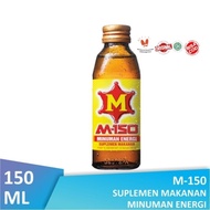 M-150 Energy Drink kemasan Botol Kaca 150ml.