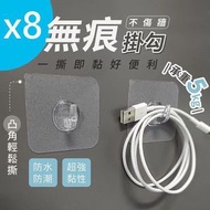 【無痕掛勾】強力掛勾 免釘掛鉤  衣帽掛勾 掛勾 防水掛勾 無痕掛鉤 掛勾貼片 無痕貼 收納 透明無痕貼 時尚強力貼墻壁粘貼無痕貼片粘鉤防水防油廚房單掛勾粘膠免打孔掛勾 黏貼掛鉤
