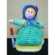 KNITTED 2IN1 DOLL AUSSIE