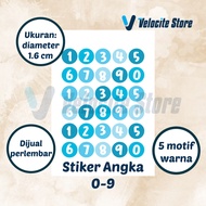 Aesthetic Deco Number Stickers 0-9 / Number Stickers 0-0 DIY Scrapbook Decoration
